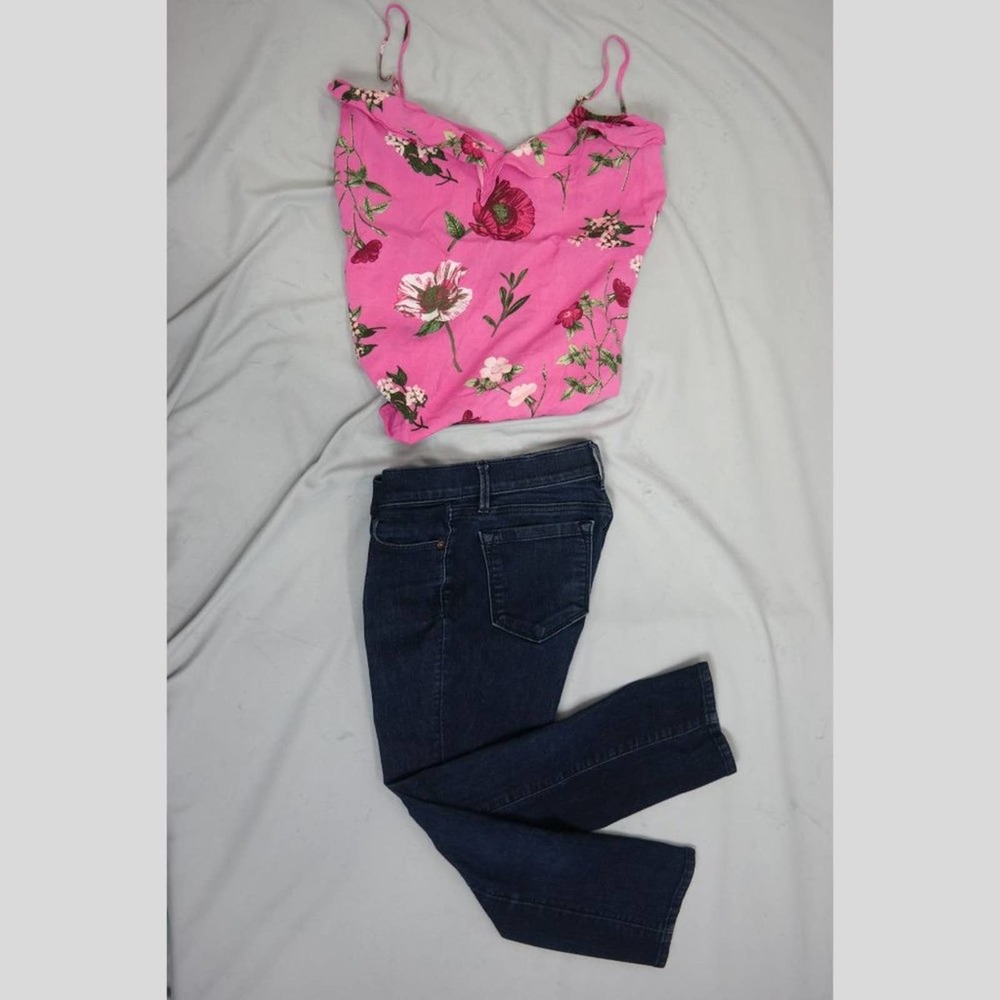 Loft 25/0 Petite Modern kick cop Dark Denim Jean